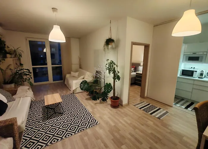 Апартаменты Boho Style With Garage And Large Terrace
