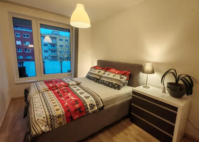 Апартаменты Boho Style With Garage And Large Terrace Братислава